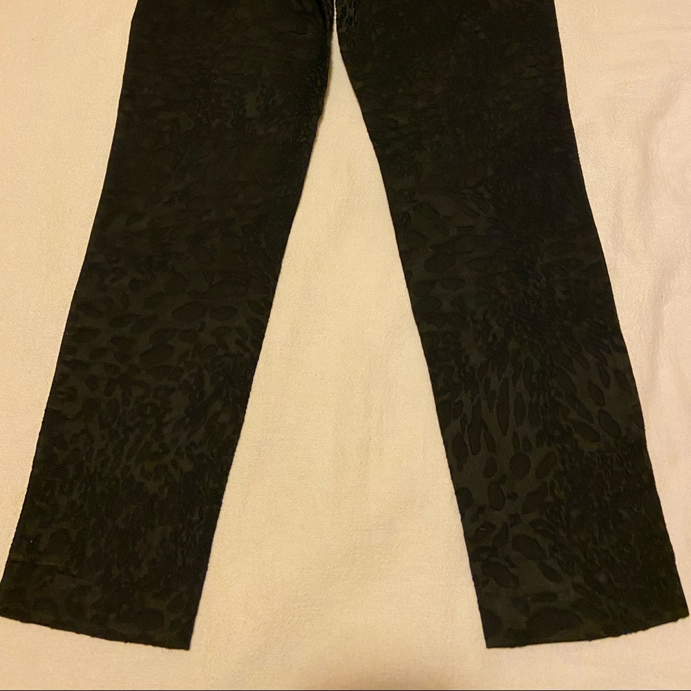 H&M Black dress pants-patterned